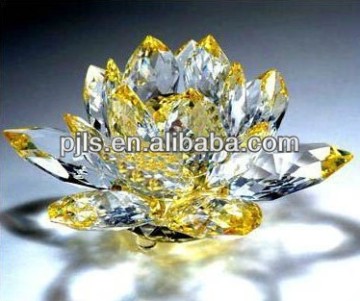Wedding centerpieces flower crystal lotus wedding candle souvenirs