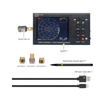 23 MHz-6200 MHz Portable Vector Network Analyzer