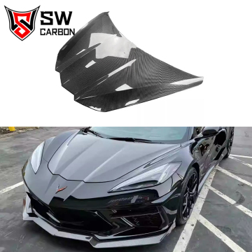 Carbon Fiber OE Style Front Hood for Chevrolet Corvette C8 Auto Parts 2020-IN