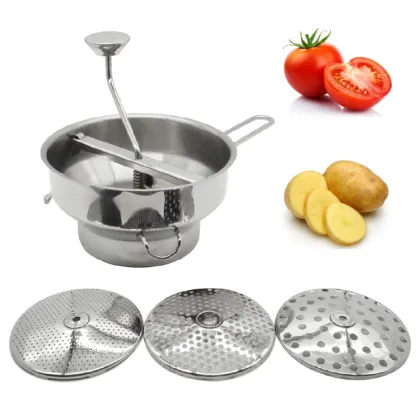 Kitchen Hand Crank Stainless Steel Tomato Mill Grinder