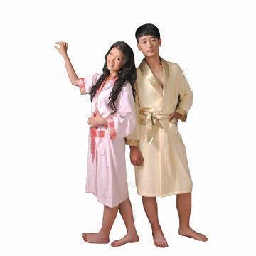 Bamboo fiber bathrobe, free size