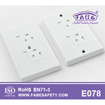 Πλάκες παιδιών Ηλεκτρική ασφάλεια Outlet Cover