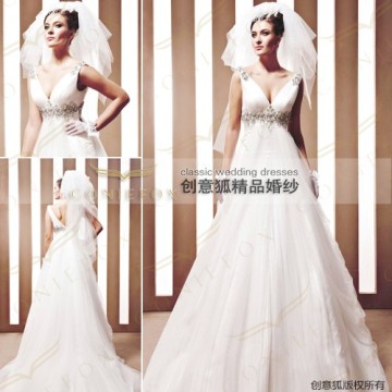 halter noble wedding dresses,floor length opal losse wedding dresses 90010