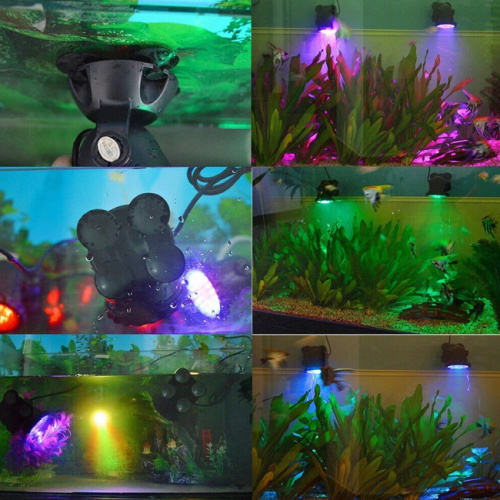 Remote Submersible Aquarium Light 36-LED Landscape Spotlight