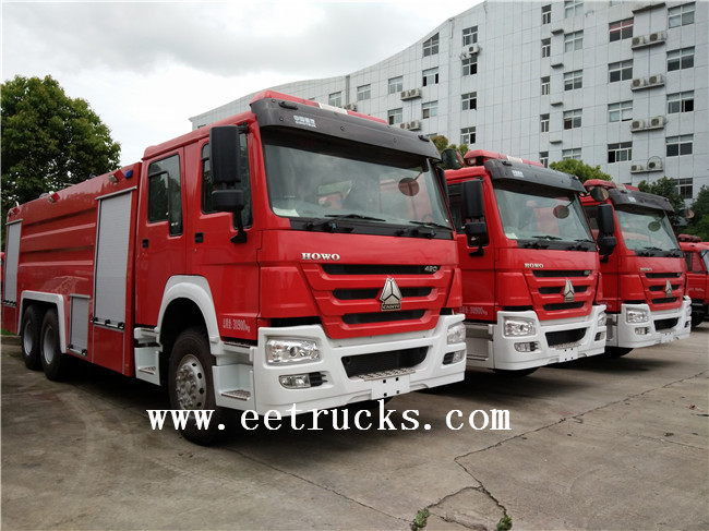 SINOTRUK Dry Powder Fire Trucks