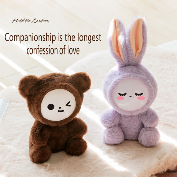 DIY Cute Doll LED Dimmable USB Rechargeable Smart Lamps for Kids