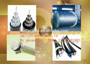 Aluminum, ACSR, AAC Conductor XLPE/PE overhead Aerial Bundled Cable ABC Cable