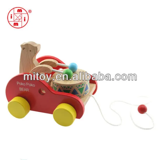pull toy bear car toys for children