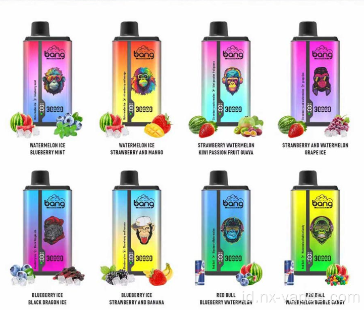 Bang king 30k puffs nic ganda baru