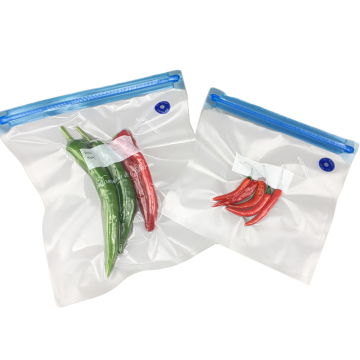 Frozen Food Vacuum Zipper Bags - Resealable Heat Seal Pouches