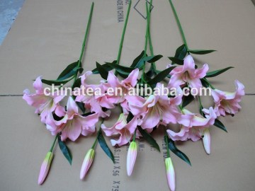 PU high quality artificial flower LILY FLOWER