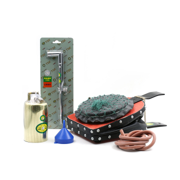 Tin Tiger Gold-Making Tool: Leather Wind Ball with Iron Handle