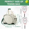 Pickleball Paddle Carry Bag With Shoe Compartment