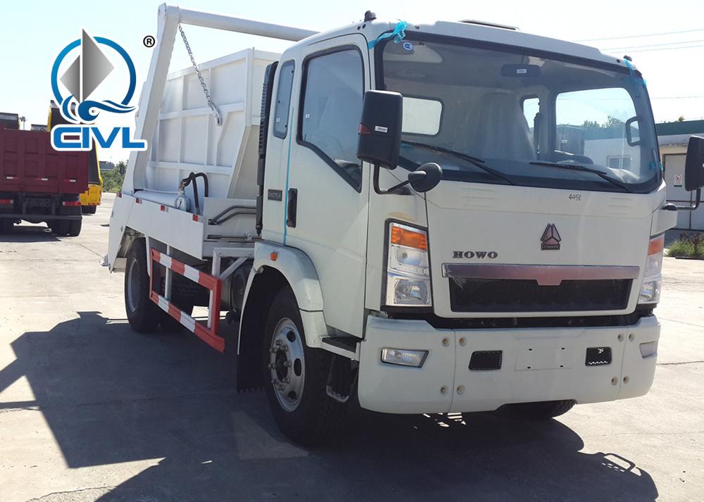 Imej Lori Pengumpulan Sampah 6 Tayar Swing Arm Sino Vehicle And Equipment Company Ltd