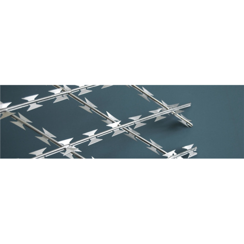 Single loop rust proof galvanized razor barbed wire