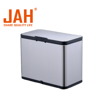 JAH 1.5Gallon Kitchen In-Cabinet Trash CAN SELED COMPERTER