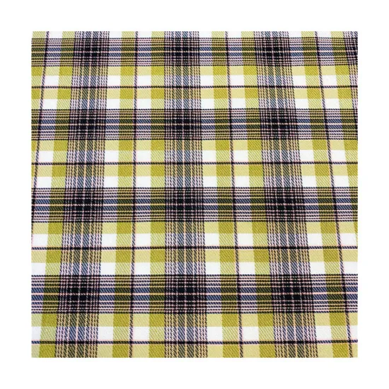 Good quality french check fabric women's pants