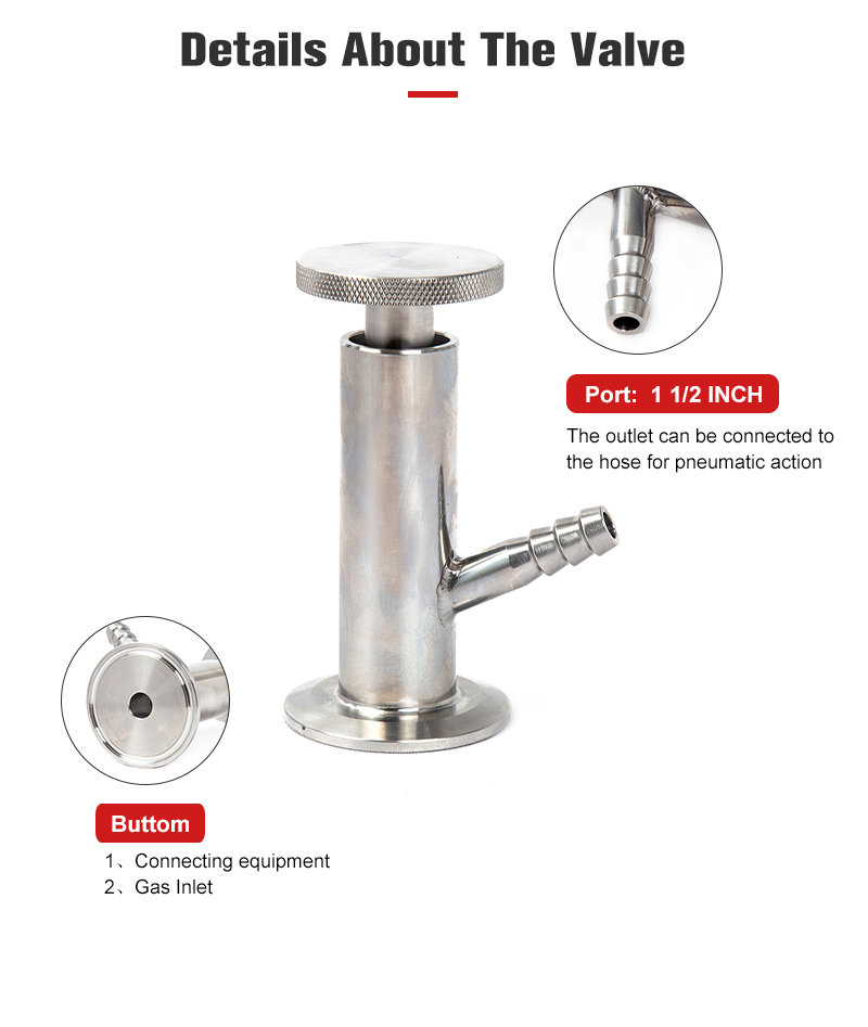 Stainless Steel Beer Sampling Valve