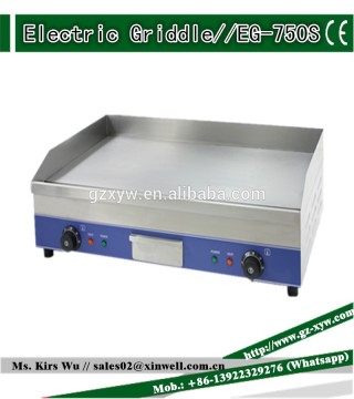 2016 HOT SALE Stainless Steel electric griddle With CE EG-750S
