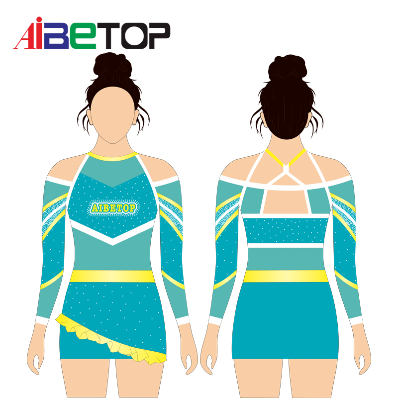Blue Cheerleading Uniform4