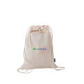 Le sac en coton blanc naturel accepte le logo des clients