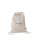 Le sac en coton blanc naturel accepte le logo des clients