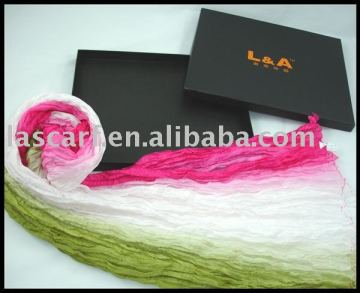 silk crush scarf