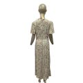 Women's Floral-print Front Button fastening Dress