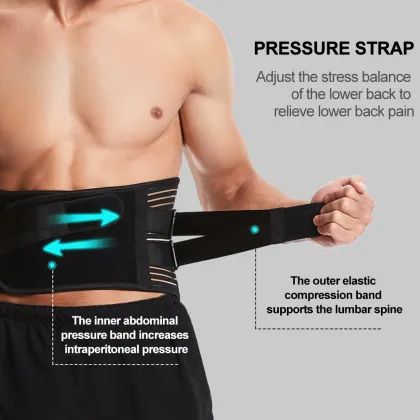 Adjustable Lumbar Lower Back Brace Belt Support