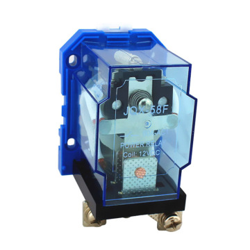 DIN Rail Mount DC 12V 24V 220V AC 60A JQX-58F Electromagnetic Power Relay