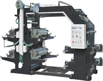 Automatic 4 Color Flexo Roll to Roll Printing Machine - Nice Price 5~50m/min