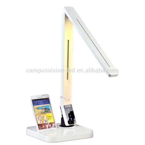 Adjust brightness/color temperature foldable LED table lamp with USB port LED table lamp