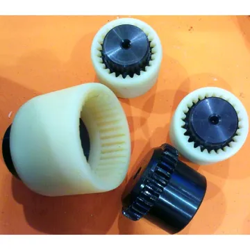 Flexible Gear Coupling, plastic curved tooth gear coupling