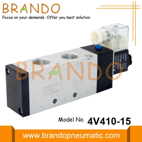 4V410-15 4V410-1/2 AirTAC Type Pneumatic Solenoid Valve 5/2