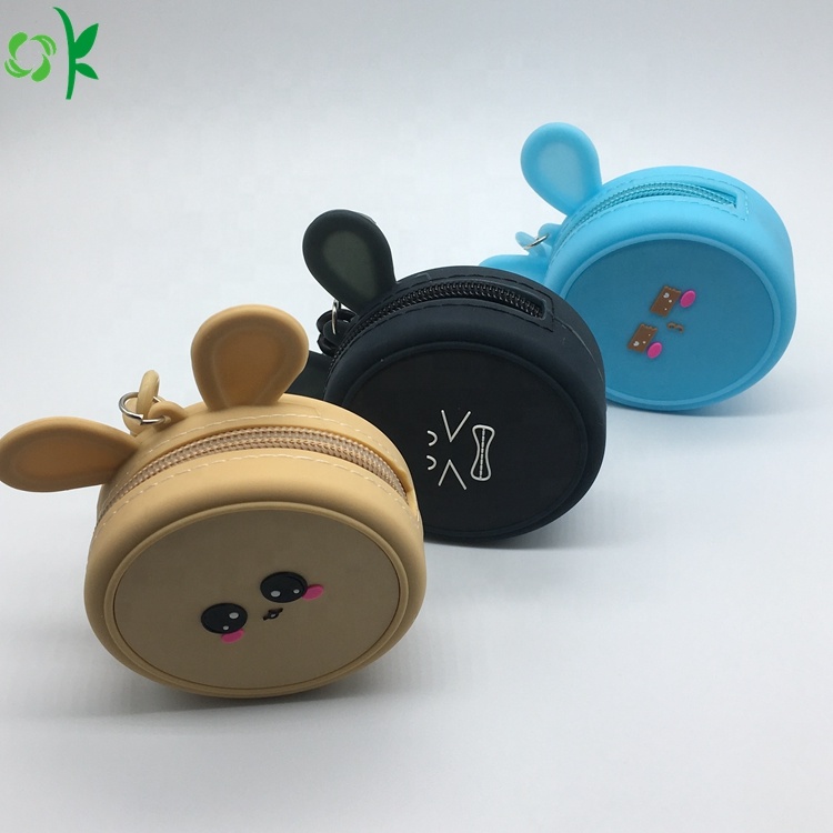 Cute Design Mini Coin Purse Silicone Pouch