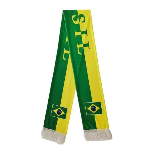 World cup scarf printed polyester scarves fans scarf