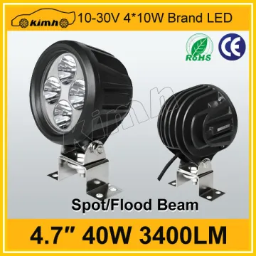 Tuning light 4.7" 40w spot/flood beam worklight