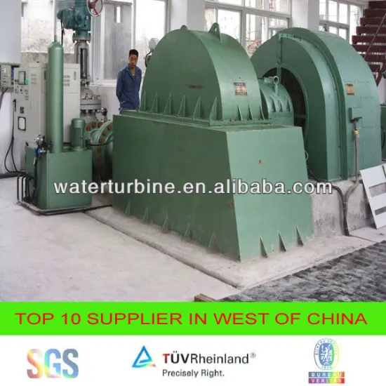 water turbine generator kaplan pelton francis water turbine generator