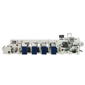Digital PVC Label Roll Hot Aluminum Gold Foil Printing Machine with Cold Stamping