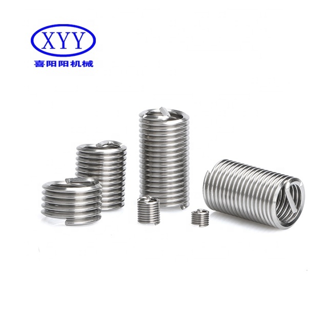 Aluminium M2 to M24 Size Wire Thread Insert Stainless Steel 304 for Healthcare Repairing M8 M2.5 M20 M12 M10 Threads