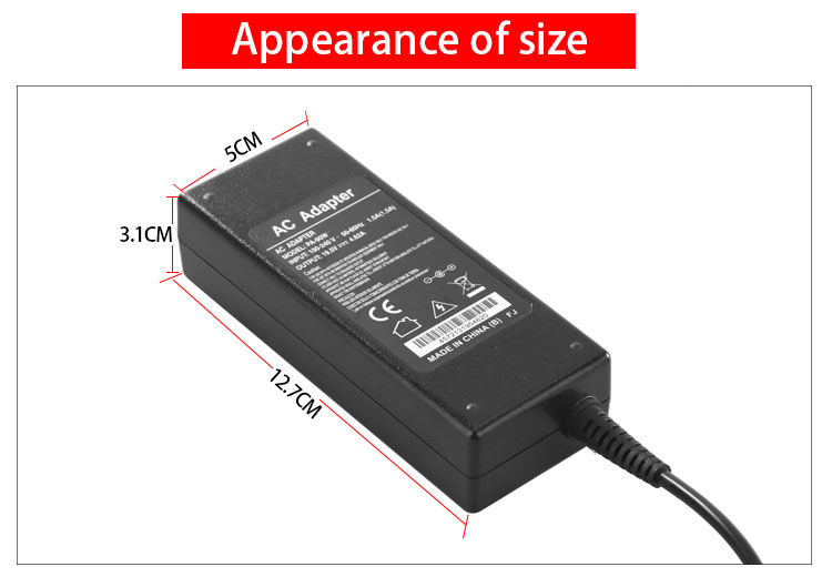 19v 4.74a yellow connector acer laptop charger