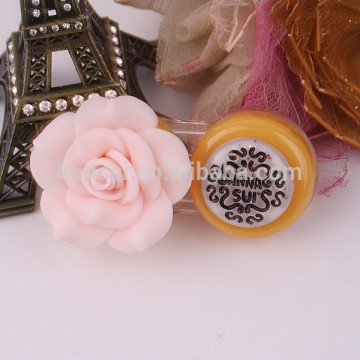 yellow contact lens box rose contact lens cleaning CL-Y004