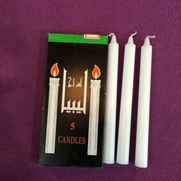 Candele grandi della chiesa di colore bianco puro per l&#39;Africa