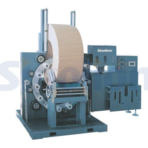 Ring wrapping machine for ring shape products