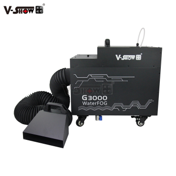 VSHOW G3000 3000W Mini Water Fog Machine with DMX Remote Control for Weddings and Clubs