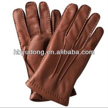 fur trim leather gloves