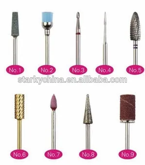 Professional Nail Art Electric Drill Bits File Kit Manicure Machine Tool