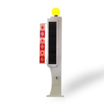Cross Walk-waarschuwingsbord met led-display voor voetgangers