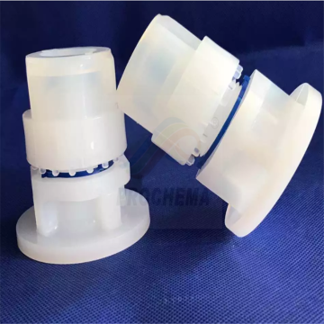 PCTFE Low Temperature Gasket Ring Fitting Tee