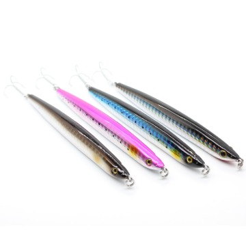 Hot Sale 10.5cm 27g Sinking Pencil Lure - Slim Body VMC Hooks Saltwater Fishing Lures